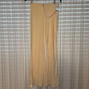 Oh Polly Cream Wide Leg Pants